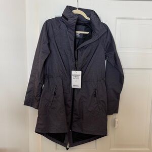 Women's Waterproof Jacket - Black/grey